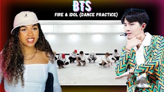 DANCE PRO Discovers BTS  Fire amp Idol Dance Practice [upl. by Nagy505]