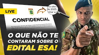 EDITAL ESA 2023  2024  O que não te contam sobre o edital CFGS [upl. by Novart]