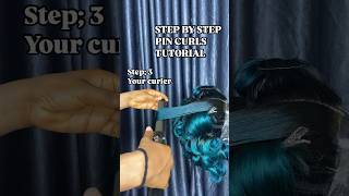 Pin curls tutorial curlstutorial wiginfluencer hairtutorial wigstyling [upl. by Kuebbing]