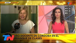 CÓRDOBA SIN INICIO DE CLASES I Paro Docente y más de 800 mil alumnos que no volvieron a la escuela [upl. by Eilak]