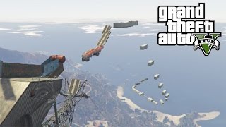 GTA V RETO PARKOUR LA MOTO QUE ME TROLLEA SALTA SALTA Y NO MUERAS xFaRgAnx [upl. by Llecrad]