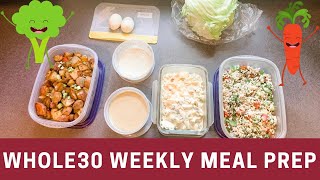 WHOLE30 MEAL PREP FOR THE WEEK  HOW TO PREPARE FOR WHOLE 30  WHAT IM EATING WEEK 1 OF WHOLE30 [upl. by Annovy]