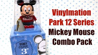 Vinylmation Park 12 Series Mickey Mouse Combo Pack [upl. by Niatsirk]