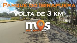 Parque do Ibirapuera  Volta de 3km [upl. by Downall]