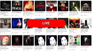 ROBLOX HORROR GAMES [upl. by Elman]