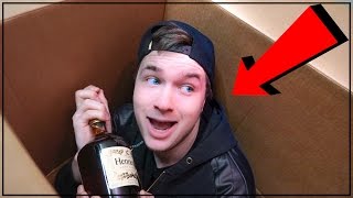 I Mailed Myself in a Box and IT WORKED Human Mail Challenge [upl. by Halsey]