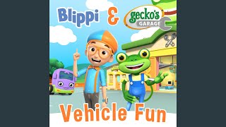 Transportation Song Blippi amp Geckos Version [upl. by Hildegard]