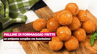 Palline di formaggio di capra fritte per un antipasto buonissimo da servire col miele [upl. by Durston863]