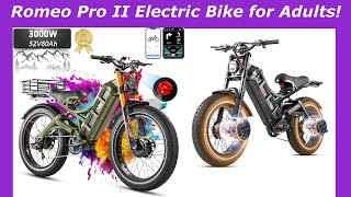 💪Romeo Pro II Electric Bike for Adults 💎💎2025 Reviews amp Buyers Guide 🚴Top 10 [upl. by Lerred]