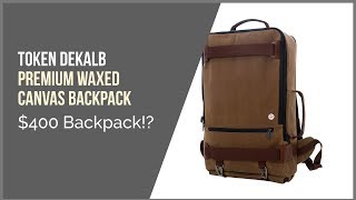 Token Dekalb Backpack Field Tan  First Look [upl. by Aillemac]