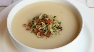 Cream of Cauliflower Soup with Bacon Gremolata [upl. by Ennaillek]