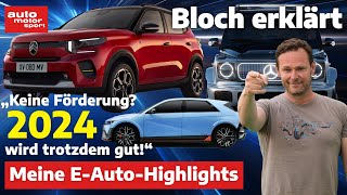 EAutoHighlights 2024 Auch ohne Förderung ein gutes Jahr Bloch erklärt 236  auto motor sport [upl. by Llesram]