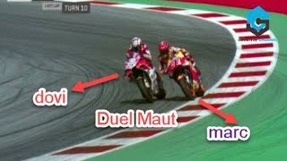 Gagal Total  Aksi Gila Marquez 4 kali Kecolongan di Lap Terakhir Dovizioso Juara [upl. by Ladiv]