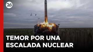 🚨 ALERTA MUNDIAL Y TEMOR POR UNA ESCALADA NUCLEAR EN LA GUERRA [upl. by Heisel]