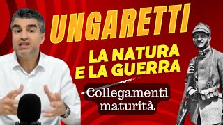 Ungaretti e la guerra il rapporto con la natura ne Il porto sepolto [upl. by Elwyn]