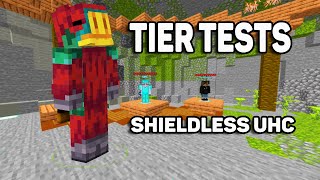 Tier Testing 5 People In Shieldless UHC [upl. by Euqnomod867]