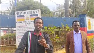 Morara Kebaso arrested and held at Kenya Police headquarters in Nairobi [upl. by Remoh36]