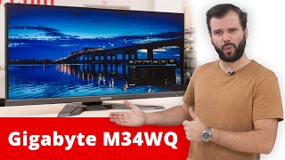 Gigabyte M34WQ Monitor Review  Ultrawide Experience for Gaming and Productivity [upl. by Nahaj]