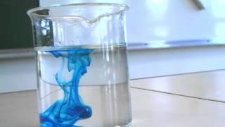 diffusion dun colorant dans leau [upl. by Mansur]