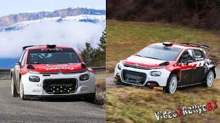 Test Monte Carlo 2024  Rossel Yohan  Gryazin Nikolay  Citroen C3 Rally2  DG Sport By PapaJulien [upl. by Aicekan]