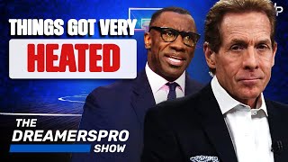 Shannon Sharpe Almost Loses It On Live TV Debating Skip Bayless About LeBron James Lakers [upl. by Atrice245]