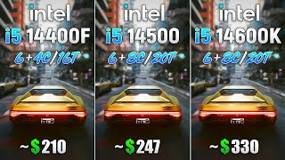 Core i5 14400F vs Core i5 14500 vs Core i5 14600K  Test in 8 Games [upl. by Robin]