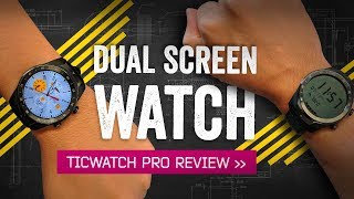 TicWatch Pro Review The Smartwatch With Two Screens [upl. by Fosque605]