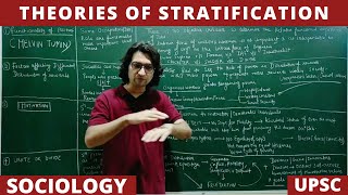 Lec 76 Theories of Stratification sociology upsc stratification net jrf [upl. by Arik]