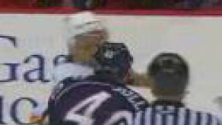 Iginla vs Boll Nystrom vs Tollefsen Dec 18 2007 [upl. by Kelby]