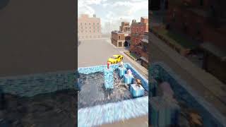 Roblox realistic water physics  dancing in the street roblox shorts [upl. by Kcirdor401]