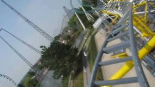 Orange County Choppers MotoCoaster Front Row onride POV Darien Lake [upl. by Lzeil]