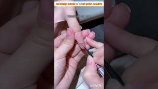 nail art designs 💅💅without tools beautiful nail designpun ArtistShikhaSharma AnjaliShorts22 [upl. by Eustashe]