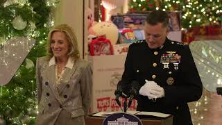 Toys for Tots comes to the White House [upl. by Shaina370]