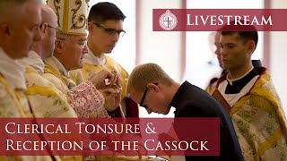 Pontifical Mass with Clerical Tonsure amp Reception of Cassock  Purification of the BVM  2224 [upl. by Ivel]