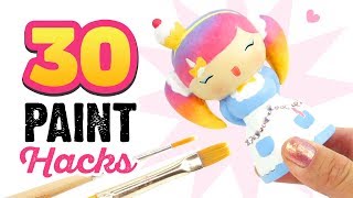 30 DIY PAINT HACKS Your Ultimate Guide for Using Acrylic Paint in DIYs Painting amp Crafting [upl. by Avigdor]