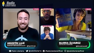 AGUSTÍN LAJE VS GLORIA ÁLVAREZ DEBATE COMPLETO [upl. by Yendirb]