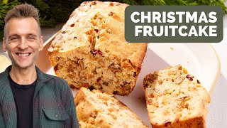 Quick amp Easy White Fruitcake Recipe for Christmas [upl. by Alexina]