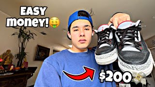 HOW TO RESELL SNEAKERS TODAY EASY MONEY [upl. by Allecram140]