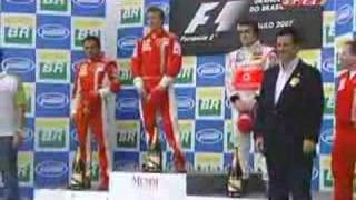 Podium GP Brasil 2007 [upl. by Ylloh433]