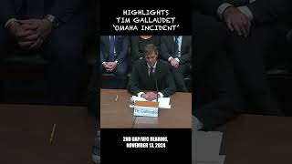 2nd UAPUFO Hearing Highlights Tim Gallaudet Omaha Incident [upl. by Ahilam889]