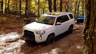 4runner at Tigerton WI Embarrass River Off Road Park [upl. by Yesdnik509]