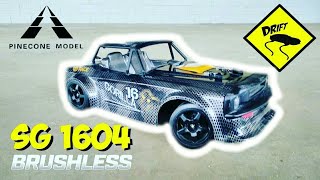 SG 1604 Drift  Brushless Conversion [upl. by Tricia103]