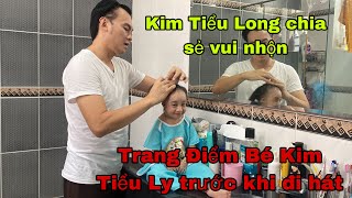 Kim Tiểu Long nói cười vui vẻ khi trang điểm Bé Kim Tiểu Ly chuẩn bị đi hát ạ  Tiểu Ly nói cười vv [upl. by Thanh220]