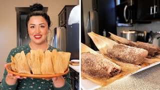 How to make SWEET TAMALES de CHURRO 3 WAYS The BEST Step By Step Recipe  Mexican cooking [upl. by Yael]