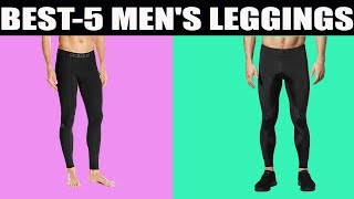 BEST5 MENS LEGGINGS  YOU CAN BUY ON AMAZON [upl. by Lecrad]