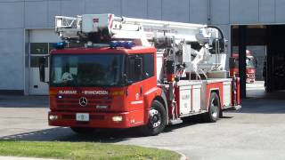 3 x fire vehicles falck gladsaxe brandvæsen [upl. by Thedrick678]