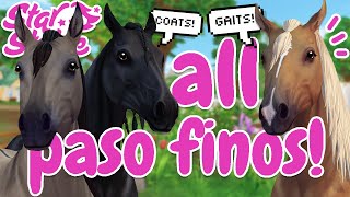 PASO FINO HORSES  GAITS COAT COLORS MANESTYLES PRICE amp MORE 🐴 Star Stable Online Spoilers [upl. by Icam]