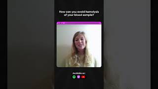 How can you avoid hemolysis of your blood sample  Dr Sarah Elefson [upl. by Tristam]