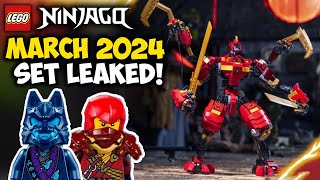 March 2024 Ninjago Set LEAKED By Retailer 😲 Kais Ninja Climbing Mech [upl. by Pardoes]