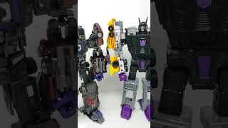 Legacy Menasor vs Fansproject Intimidator 3rd party comparison Transformers combiner  Decepticons [upl. by Nered]